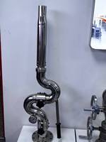 Sunroom DN100 PN16 Flanged Handle Operated Fire Water Monitor Bahan SS304 0.8MPa 1.0MPa Dapat Disesuaikan
