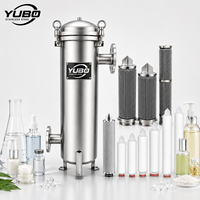 Recipiente de Filtración Sanitaria Multicartucho para Ingredientes Cosméticos, Soluciones Farmacéuticas y Filtración de Productos Químicos Finos
