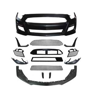 Pour Ford <span class=keywords><strong>Mustang</strong></span> 2015-2017 – Accessoires en plastique pour pare-chocs avant et arrière modifiés, jupes latérales – État neuf - Product Image 2