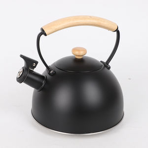 Hervidor de agua de acero inoxidable con mango de madera para cocina, tetera de Color de 2,5l con mango de madera - Product Image 5