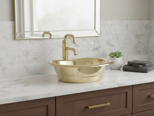 Fregadero de cocina moderno rústico de latón macizo estilo granja con delantal frontal, fregadero individual profundo con acabado en latón para cocinas clásicas - Product Image 3