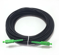 Cordon de raccordement blindé à fibre optique Connecteurs LC APC 9/125 Monomode Simplex LC APC G657A2 Câble blindé Patchcord