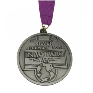 फैक्टरी मूल्य पुरस्कार पदक 3d निर्माता प्राचीन सोने चांदी लाल कांस्य पीतल कस्टम स्मारिका के लिए सुंदर पदक रिबन पदक