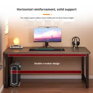 Set Scrivania e Sedia Wenfeng OEM/ODM 5 Pezzi - Scrivania Rettangolare Minimalista in Legno Massello Ecologico con Funzione Rinfrescante per Studenti e Casa - Product Image 3