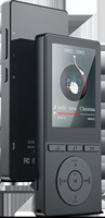 Lecteur MP3 avec Bluetooth, lecteur de musique avec son HiFi, écran 2,4 pouces, lecteur MP3 avec haut-parleur HD intégré, enregistreur vocal, radio FM, e-book