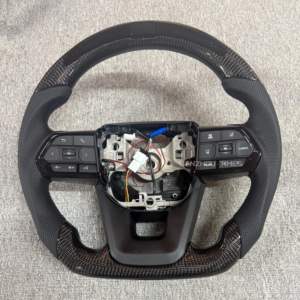 พวงมาลัยคาร์บอนไฟเบอร์รุ่น <span class=keywords><strong>GR</strong></span> <span class=keywords><strong>Sport</strong></span> สำหรับรถยนต์โตโยต้า LC100, เซียนน่า, โวซี่, ไฮแลนเดอร์, อวาลอน, ทันดรา, แฮริเออร์ ซีรีส์ 70, 100, อัลลิออน, เวนซ่า - Product Image 6