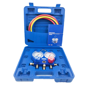VMG-2 HVAC Manometer Set mit Schläuchen für <span class=keywords><strong>R22</strong></span> R134a R410A Zweifachdruck Klimaanlagen Werkzeug - Product Image 6