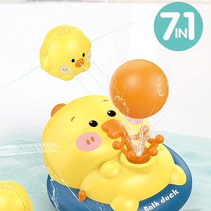 Giocattolo del bagno del bambino di vendita caldo anatre galleggianti <span class=keywords><strong>doccia</strong></span> giocattolo <span class=keywords><strong>vasca</strong></span> da bagno bambini Spray acqua anatra irrigatore giocattolo - Product Image 5