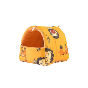 Piccolo animale domestico fornisce caldo giocattolo per casa di sonno per ratti di cavie criceti letto di velluto e nido di nascondiglio gabbia accessori - Product Image 4
