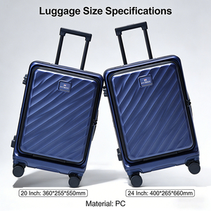 <span class=keywords><strong>Valigie</strong></span> Rigide in PC 100% per Viaggi, <span class=keywords><strong>Dimensioni</strong></span> 20'' 24'', Trolley in PC con Portabicchieri, Vendita all'Ingrosso - Product Image 2