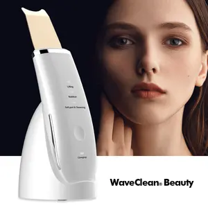 New High Quality Professional Ultrasonic Skin Scrubber Facial Cleansing Tool Skin Scrubber Spatula