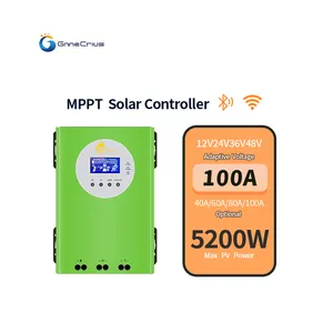 Regolatore MPPT GnneCrius, regolatore di carica ibrido solare eolica, 100A, 30A, 60A, 100A, 150A, 200A