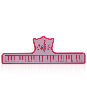 คลิปหนีบโน้ตเพลงพลาสติกขนาด 7 นิ้ว สำหรับโน้ตเพลงและคะแนนเพลง หลายสี - Product Image 2
