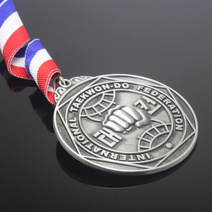工厂定制金属马拉松奖牌健身比赛奖励奖牌马拉松跑步比赛游泳运动跆拳道空手道奖牌 - Product Image 5