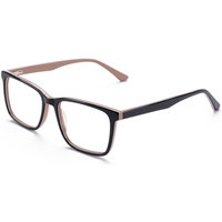 Elan Optical RD26107 Meilleure Vente Monture de Lunettes Classique Rectangulaire Unisexe en Acétate à Monture Complète Fourniture Directe Usine