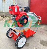 Broyeur de branches mobile multifonctionnel à essence/diesel, déchiqueteur de bois, coupe-fourrage, hacheuse de paille et de foin