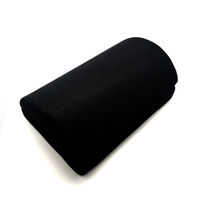 Oreiller réglable en mousse à mémoire de forme demi-lune repose-pieds à cylindre tricoté pour le bureau, la maison, le sommeil et les soins infirmiers.