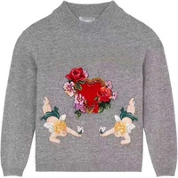 Patch de broderie ange fleur de mariage personnalisé en gros