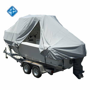 Custom UV Protected Dustproof T-top Boat <strong>Cover</strong> with Durable 300D Fabric Polyester - Product Image 1