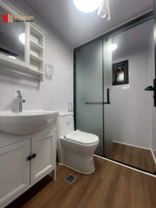 Casa Container pieghevole certificata DOS 3 camere 2 bagni contenitore <span class=keywords><strong>usato</strong></span> dalla cina - Product Image 6