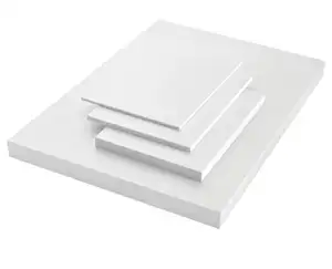 Blanc à haute densité de texture douce panneau libre de PVC de Foamex de 3mm/de 5mm 4*8 pour le criblage en soie