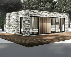 Casa Prefabricada de Estructura de Acero Industrial de Alta Calidad, Panel Sándwich Impermeable, Taller, Apartamento, Oficina, Tienda Modular - Product Image 2