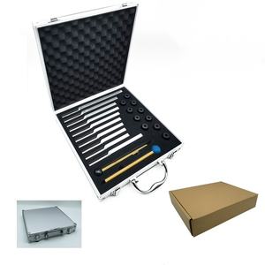 High Quality Ten Piece Aluminum Alloy Tuning Fork Set With Base For Sound <b>Healing</b> - Product Image 2