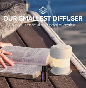 Portable Foldable Aroma Essential Oil Diffuser <b>Battery</b> <b>Operated</b> Scent Diffuserwith LED Lighting for Travel Use - Product Image 2