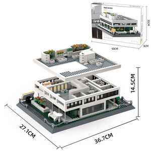 Wange 5237 Villa Savoye París Francia, 1226 Piezas, Bloques de Construcción, Modelo de Ladrillos, Juego de Bloques de Construcción para Niños, Juguete de Plástico, Regalo - Product Image 4
