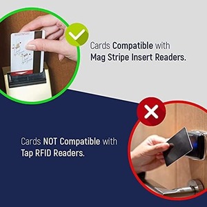 Tarjeta de llave de hotel impermeable personalizada 650 <span class=keywords><strong>Oersted</strong></span> MedCo Strip Tarjeta de puerta de llave de motel magnética - Product Image 5