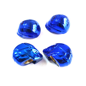 Tapa de Válvula de Neumático con Diseño de Casco de Iron Man, Universal para Autos y Motocicletas, de Plástico y Goma con Núcleo de Cobre - Product Image 2