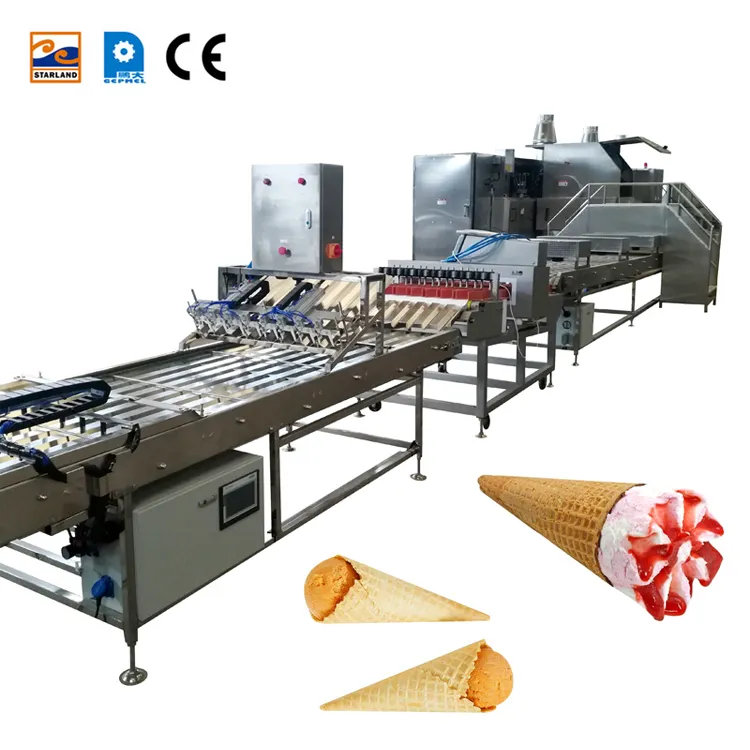 Machine de fabrication automatique de cônes de crème glacée, tube à glace, de haute qualité et haute stabilisateur