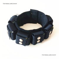 Collier lesté réglable en nylon pour chien Pit Bull Mastiff, harnais de dressage, attelle de cou canine