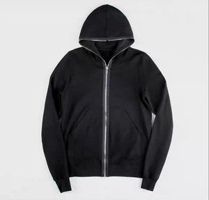 <span class=keywords><strong>Série</strong></span> sombre 2025 Collection d'automne hommes nouvelle mode 100% coton manteau avec longue fermeture éclair capuche technique lavée vêtements d'hiver - Product Image 1
