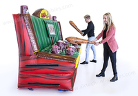 Jeux gonflables interactifs de type IPS vendus directement par l'usine chinoise, jeu amusant Zap a Mole, système de jeu gonflable pour les fêtes