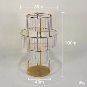 Y-Q002 Luxury Gold Table Centerpieces <strong>Wedding</strong> <strong>Decorations</strong> Flower Stand Silver Table Centerpiece for <strong>Wedding</strong> Table <strong>Decoration</strong> - Product Image 6