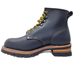 Stivali <span class=keywords><strong>da</strong></span> Lavoro in Pelle di Alta Qualità con Punta in Acciaio per Boscaioli - Product Image 5