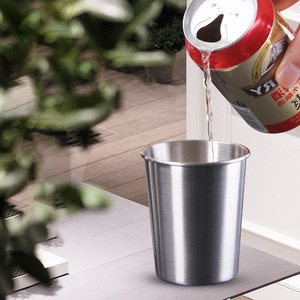 Lihong Metal Gold Beer Cup tazza da caffè da viaggio borraccia riutilizzabile tazza da caffè in acciaio inossidabile - Product Image 4