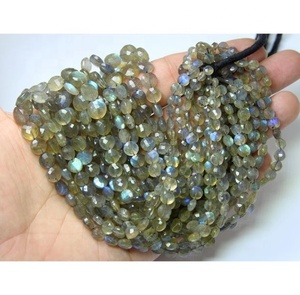 Fait à la main 5x9mm Labradorite naturelle à facettes pièce forme pierre perles élégant 15 pouces conception à facettes prix de gros - Product Image 6