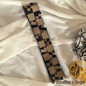 Diadema de Moda, Nueva Llegada, 4 cm de Ancho, Diademas Deportivas, Marca Famosa, Logotipo Doble <span class=keywords><strong>C</strong></span>, Tela de Satén, Diadema de Diseñador para Mujeres y Niñas - Product Image 3