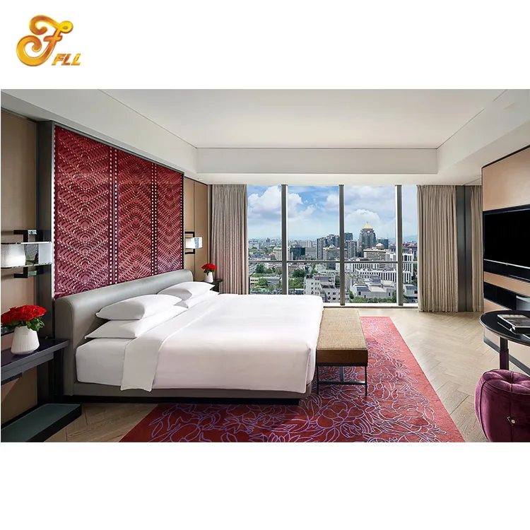 Fulilai المهنية مخصص المعاصرة كاملة أثاث غرفة نوم للفنادق أجنحة تركيا لفندق 5 نجوم