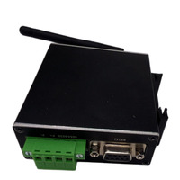 Comunicador Montado en Riel, Dispositivo de Conversión de Serial a WiFi/Ethernet, Protocolo Modbus Completo, Construcción Metálica para Uso Remoto
