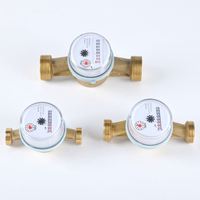 Brass Single-Jet Mechanical Water Meter with Replaceable Measuring Cartridge IP68 Rated OEM Customizable Easy Maintenance
