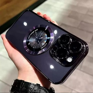 Sang Trọng Mạ Điện Trong Suốt PC Cover Quay Lại Từ Điện Thoại Di Động Trường Hợp Đối Với <span class=keywords><strong>iPhone</strong></span> 16 13 14 15 Pro Max Với Ống Kính Bảo Vệ Phim - Product Image 3