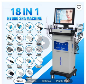 Brosse exfoliante SPA 18+3 pour soins du visage, rajeunissement, gommage, dermabrasion froide, nettoyage, lifting, injection, ventouses aquatiques - Product Image 1