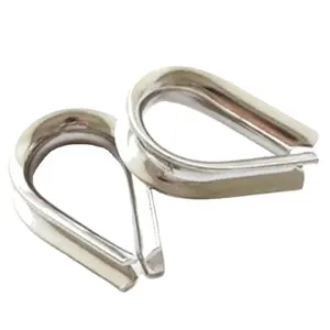 HLM Strong Stainless Steel Thimble For Wire Rope Sling Metric Thimble Electric Copper Wire Rope Thimble