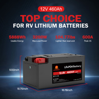 Libre d'impôt UE/US/Canada Stock LiFePO4 12V 100Ah Batterie 12.8V 100AH Cellules intégrées au lithium-fer-phosphate BMS