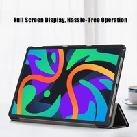 Support à trois volets mince aimant tablette étui de protection couverture intelligente pour Lenovo Tab M11 TB330FU/Xiaoxin Pad 2024 TB331FC