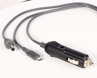 Cable de Alimentación 3 en 1 para Starlink Mini, 18AWG, Encendedor de Cigarrillos para Auto, USB-C a DC 5.5