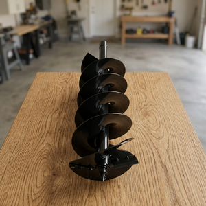 Heavy-Duty Spiral Earth <b>Auger</b> Bit for Tree Planting, Fence Post Digging and Agricultural Soil <b>Drilling</b> – Q235 Steel - Product Image 3
